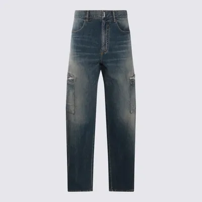 Givenchy Navy Cotton Jeans In Blue