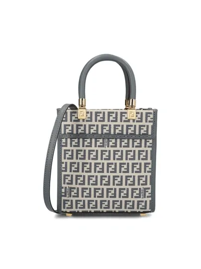 Fendi Handbags In R.tempesta+panna+os