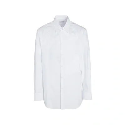 Valentino Cotton Shirt In White