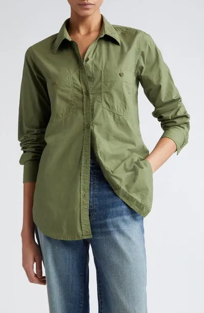 Nili Lotan Perine Button-up Shirt In Camo