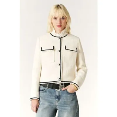 Ba&sh Ecru Raoul Jacket In White