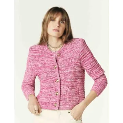 Ba&sh Guspa Cardigan In Pink