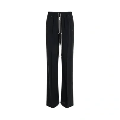 Rick Owens Drawstring Geth Bela Pants In Black