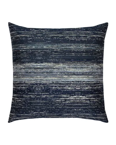 Elaine Smith Textured Sunbrella Pillow, Indigo