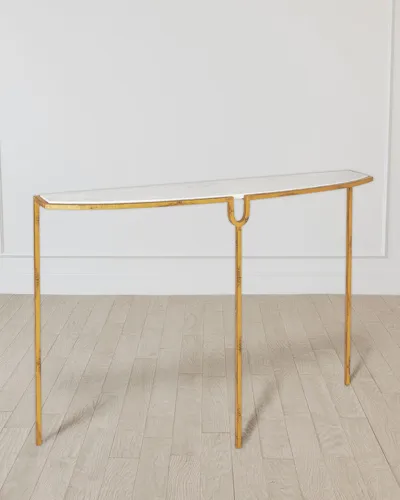 William D Scott Gold Curve Console