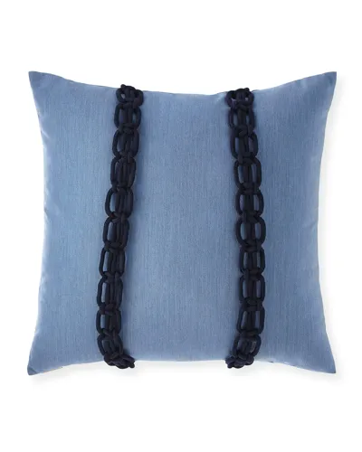 Elaine Smith Le Knot Ocean Sunbrella Pillow