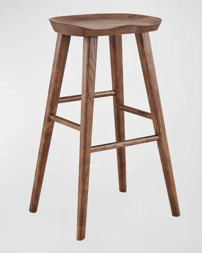 Euro Style Vieno Bar Stool In Walnut