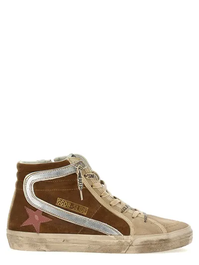 Golden Goose Slide Sneakers Beige