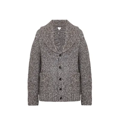 Bottega Veneta Cardigan In Gray