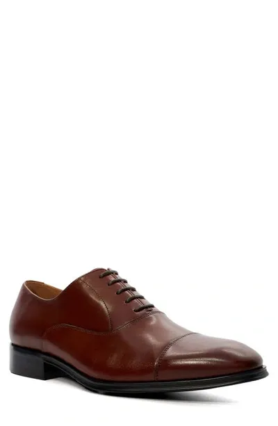 Dune London Solver Cap Toe Oxford In Tan