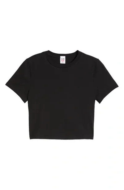 Re/done X Hanes Micro Tee In Black