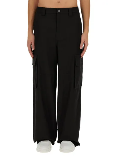 Valentino Cargo Pants In Black