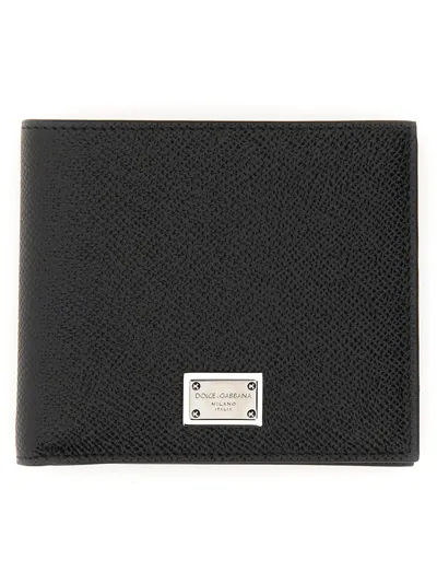 Dolce & Gabbana Bifold Wallet In Black