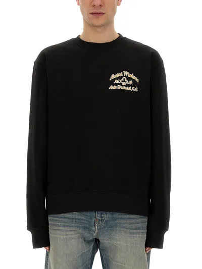 Amiri Sweatshirt With Logo In Black