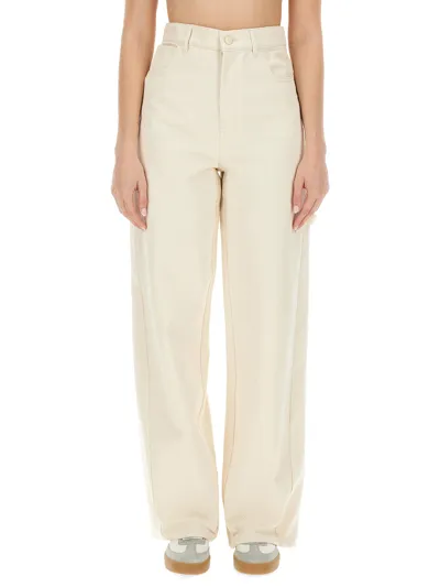 Max Mara Wide Pants In White