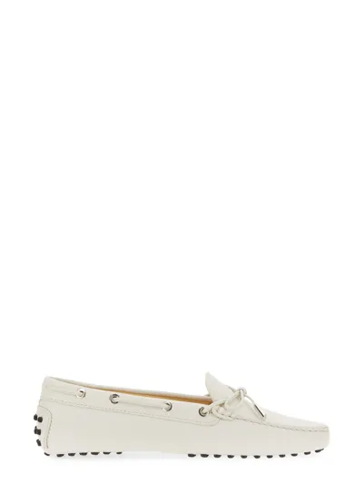 Tod's Leather Loafer In White