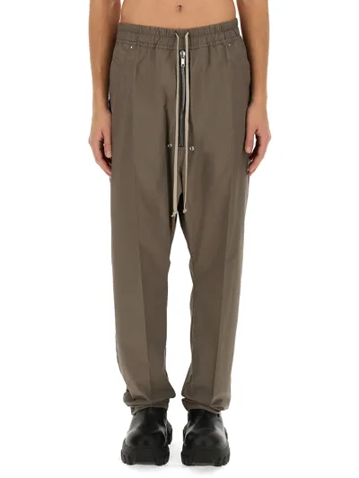 Rick Owens Cotton Pants In Beige