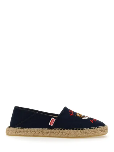 Kenzo Espadrille With Logo In Blue