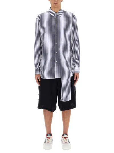 Comme Des Garçons Shirt Asymmetrical Shirt In Multicolour