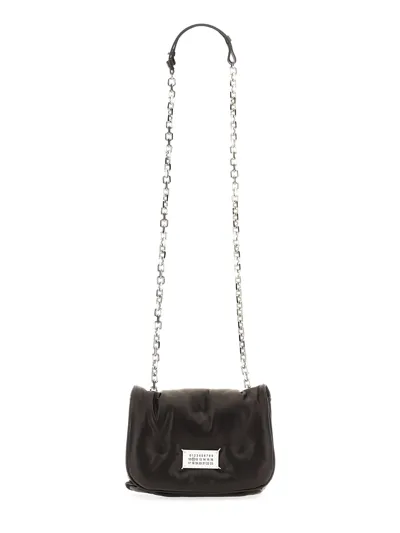 Maison Margiela Glam Slam Flap Bag Small In Black