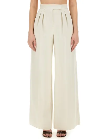 Max Mara Women's Zinnia Jersey Trouser Beige | Size 44 | 2411781021600004 In Neutrals