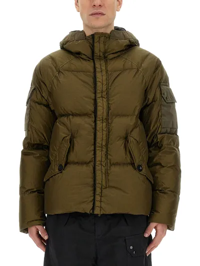 Ten C Iced Combo Jacket In Brown