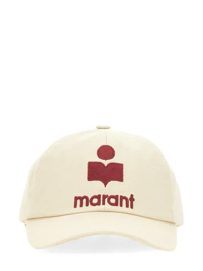 Isabel Marant Tyron Cotton Baseball Cap In Red