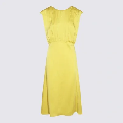 Jil Sander Acid Green Dress