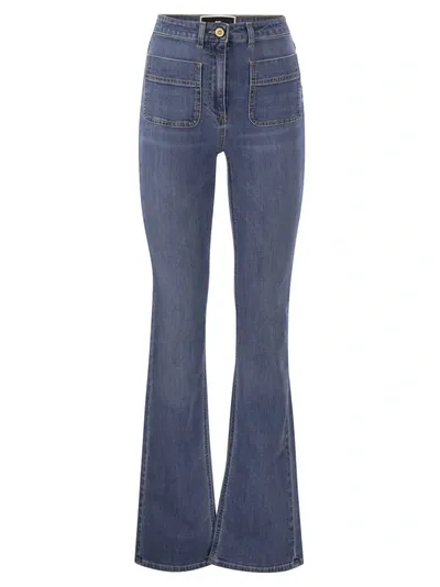 Elisabetta Franchi Jeans In Medium Denim