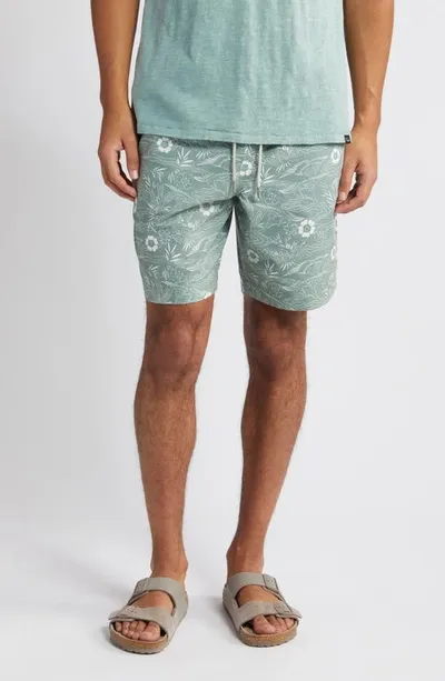 Rails Kian Floral Swim Trunks In Japanese Stencil Fatigue