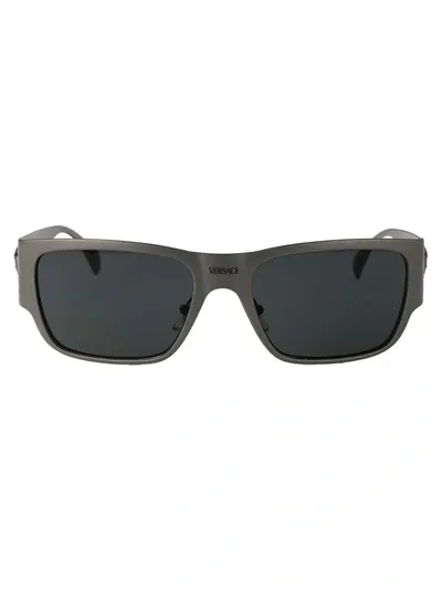 Versace Sunglasses In 126287 Gunmetal