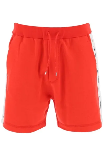 Dsquared2 Bermuda Shorts In Red