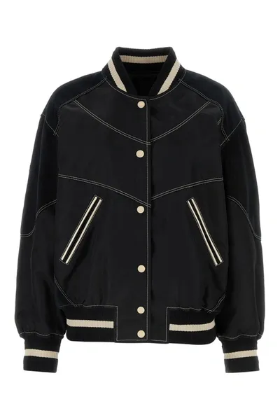 Givenchy Logo Bomber Jacket In Multicolor