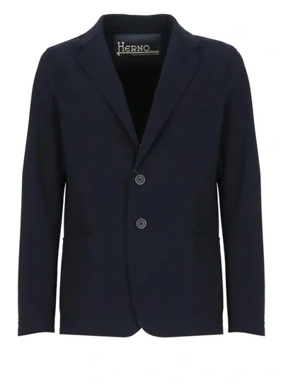 Herno Jackets Blue In Navy Blue