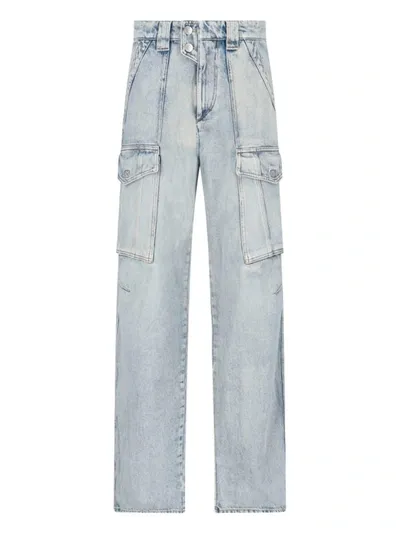 Isabel Marant Étoile Isabel Marant Etoile Heilani Cargo Jeans In Blue