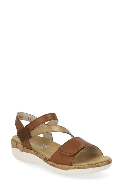 Remonte Jocelyn 60 Wedge Sandal In Muskat Antique