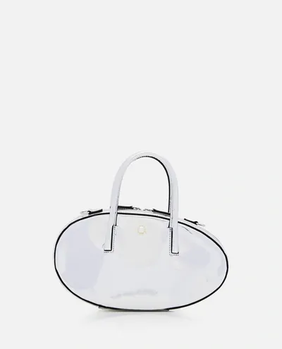 Simone Rocha Egg Mirrored Leather Tote Bag In Multicolor