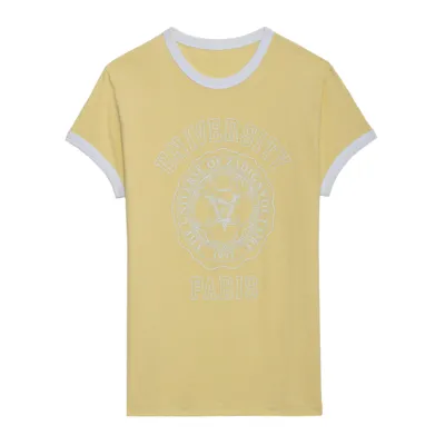 Zadig & Voltaire Walk University T-shirt In Multi