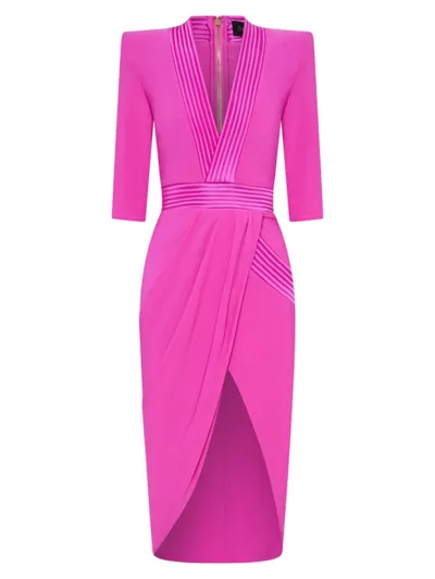 Zhivago Women's Signature Eye Of Horus Dress In Hot Pink