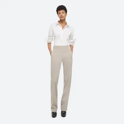 Helmut Lang Virgin Wool Car Trouser In Sand