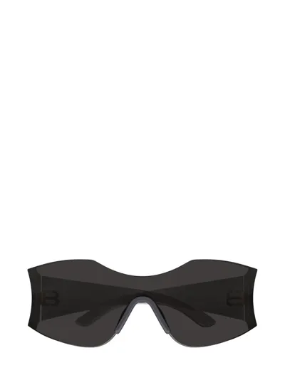 Balenciaga Eyewear Geometric Frame Sunglasses In Black