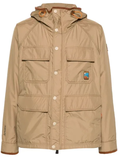 Moncler Rutor Field Jacket Beige In Open Beige