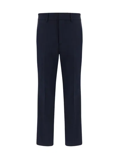 P.a.r.o.s.h Pressed-crease Cropped Trousers In Blu