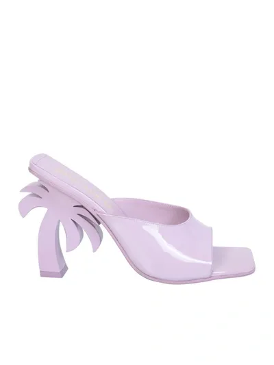 Palm Angels Woman Sandals Lilac Size 7 Soft Leather In Purple