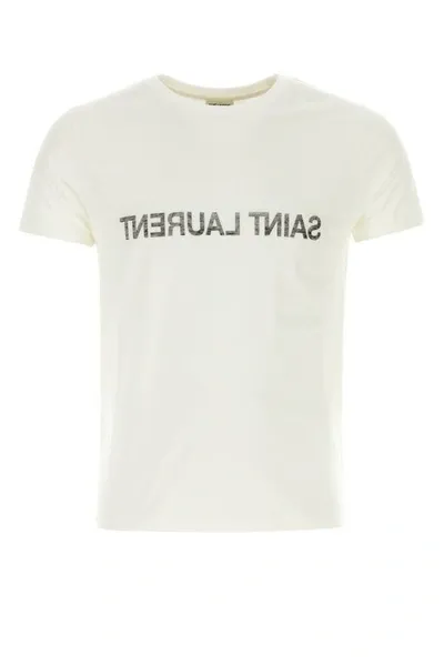 Saint Laurent T-shirt-xl Nd  Male In White