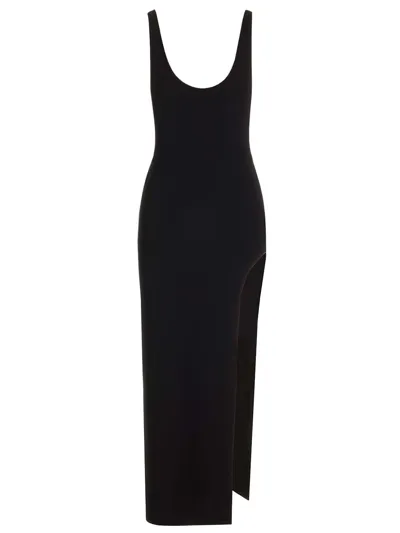 Norma Kamali Marissa Stretch-jersey Midi Dress In Black