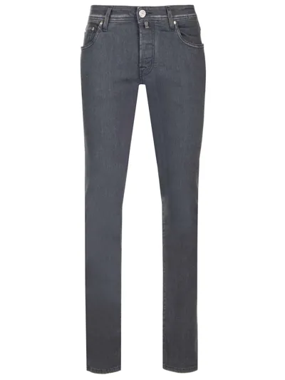 Jacob Cohen Nick Slim Fit Jeans In Grey