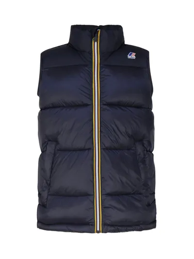 K-way Le Vari 3.0 Rouland Heavy Warm Gilet In Blu