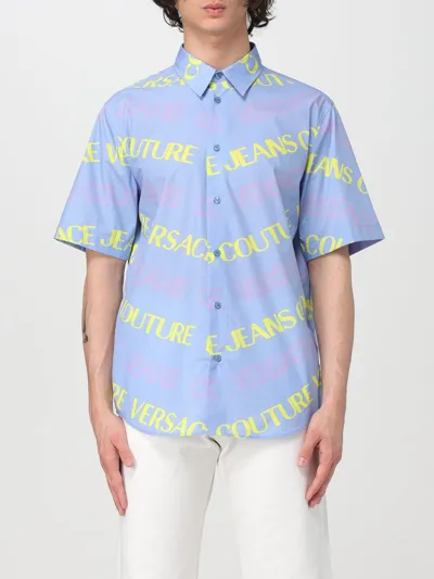 Versace Jeans Couture Shirt  Men Color Blue