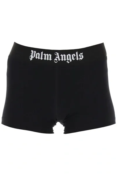 Palm Angels Logo Sport Shorts In Multicolor